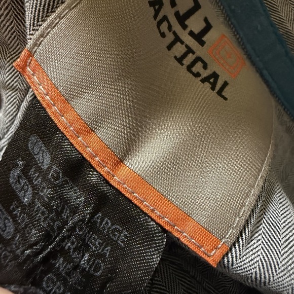 5.11 Tactical Series Shirt Mens Extra XL Gray Snap Button Down Short Sleeve - Picture 3 of 10